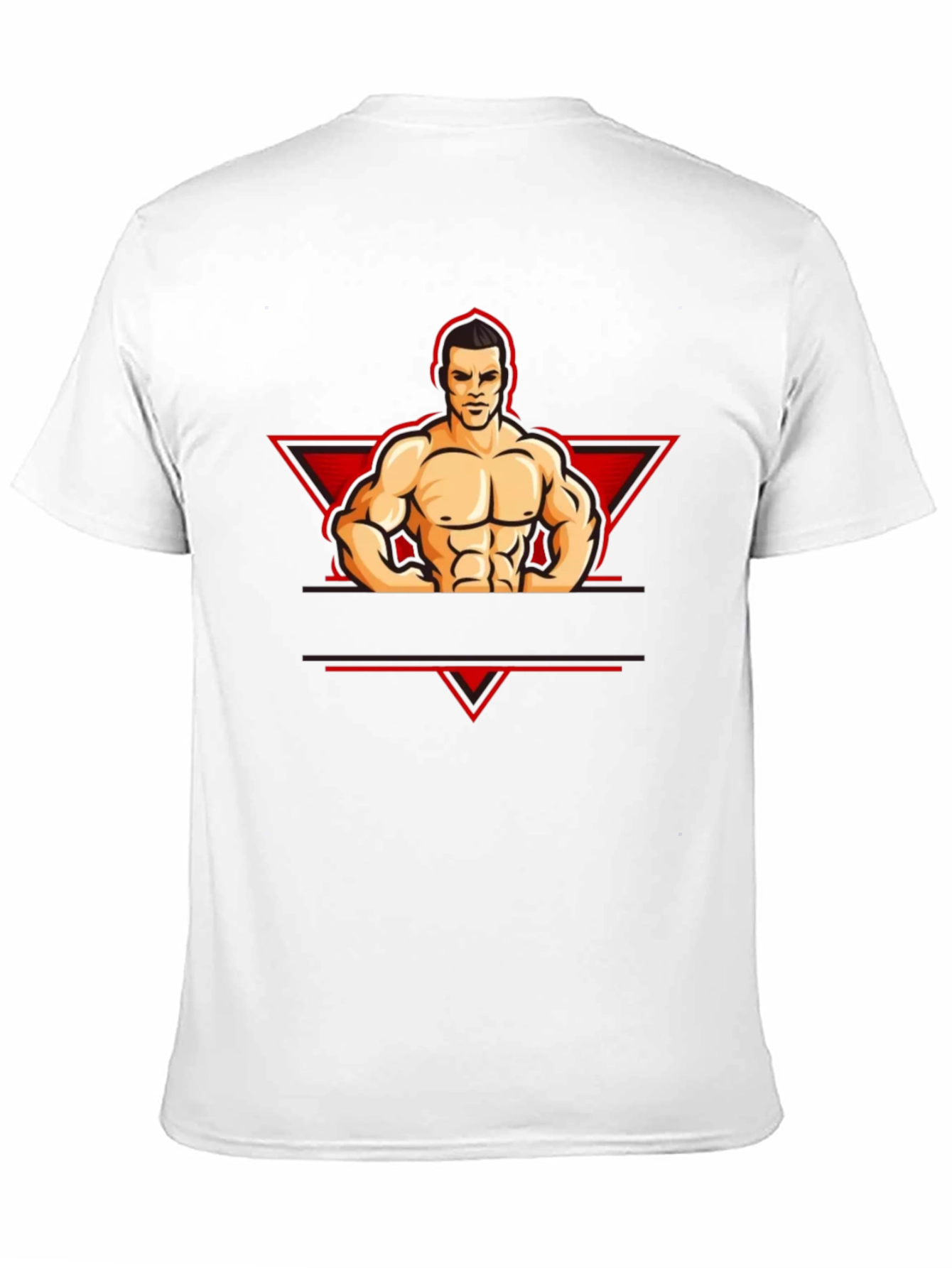Muscle Man Graphic Tee - Black