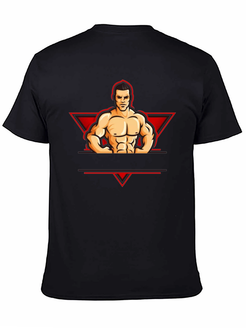 Muscle Man Graphic Tee - Black