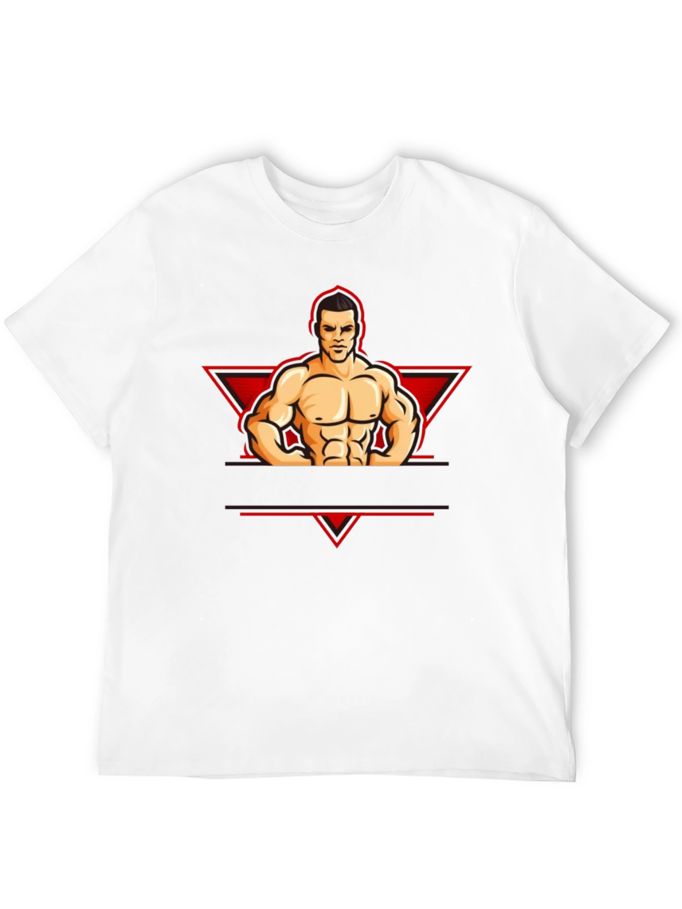Muscle Man Graphic Tee - Black