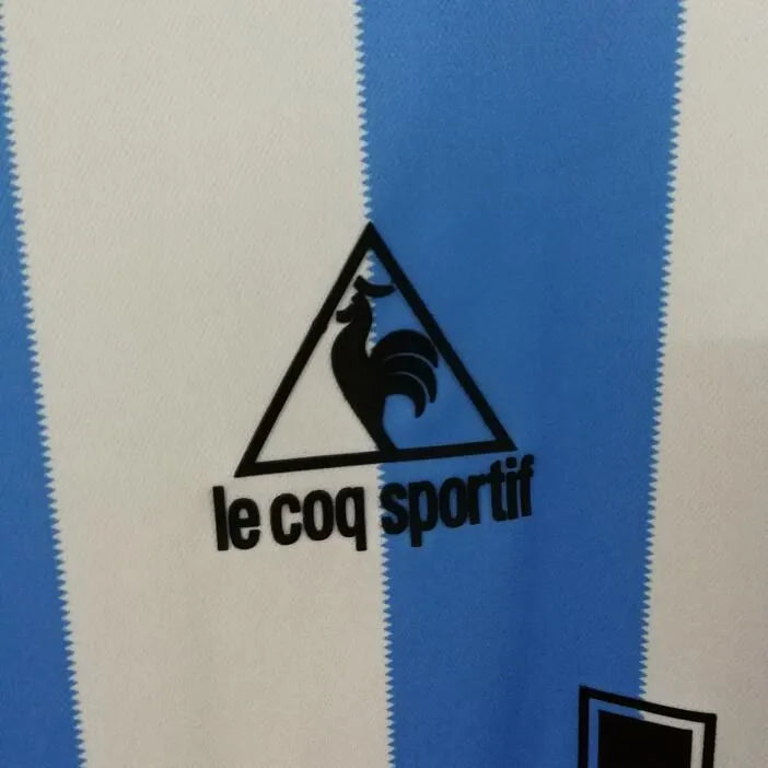 1986 Argentina Home Retro Soccer Jersey Detail 4