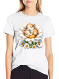 Cute Kittens in Daisy T-Shirt