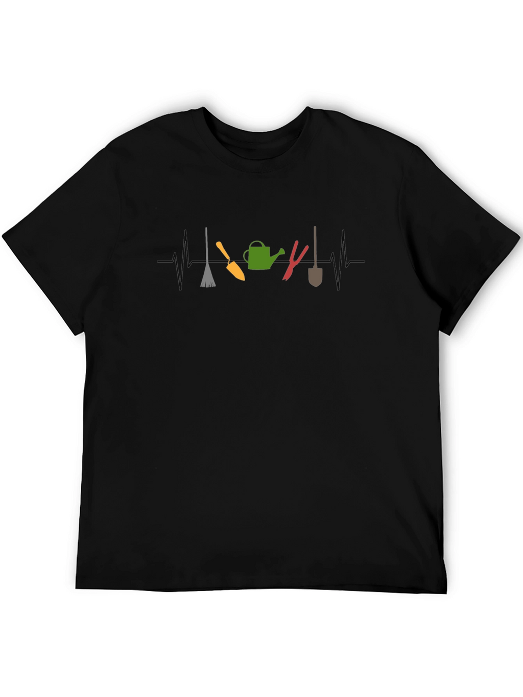 Gardening Heartbeat T-Shirt - Gardeners Life Line Tee