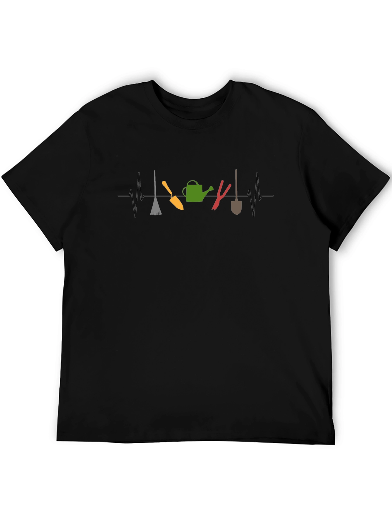 Gardening Heartbeat T-Shirt - Gardeners Life Line Tee