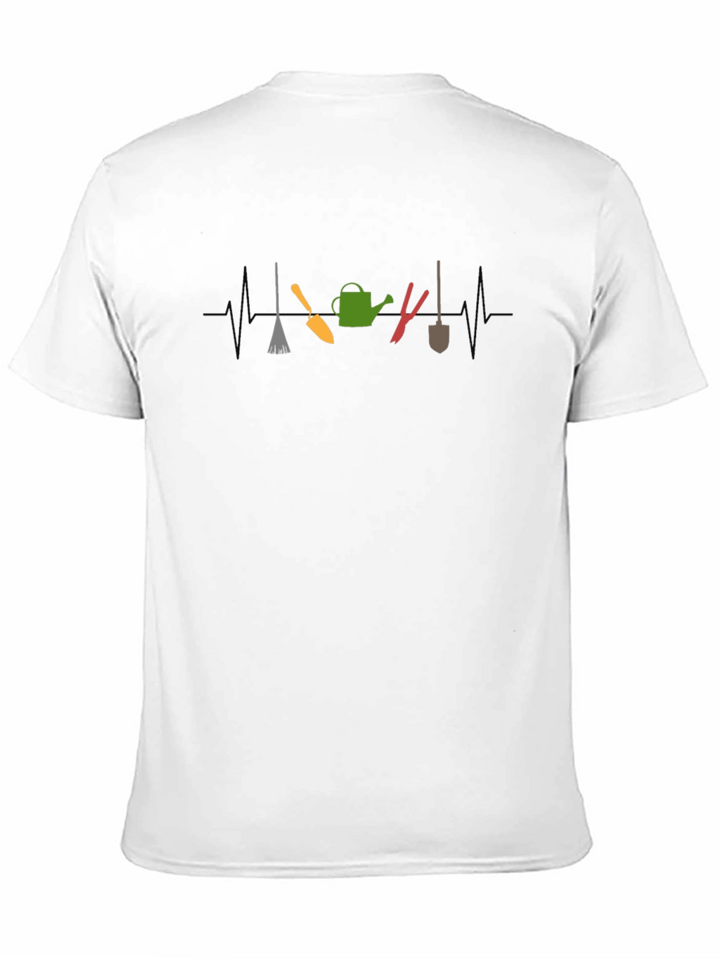 Gardening Heartbeat T-Shirt - Gardeners Life Line Tee