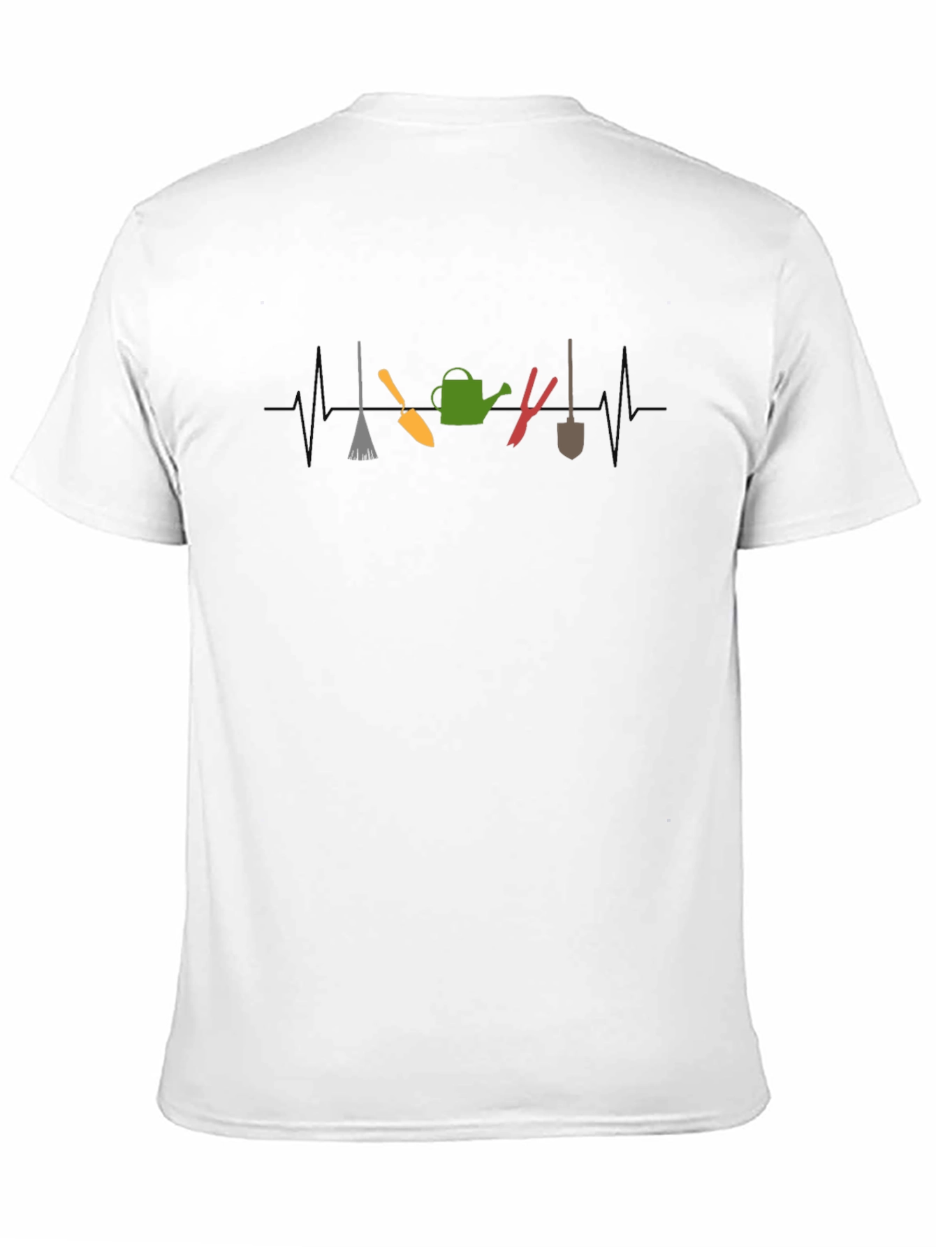 Gardening Heartbeat T-Shirt - Gardeners Life Line Tee