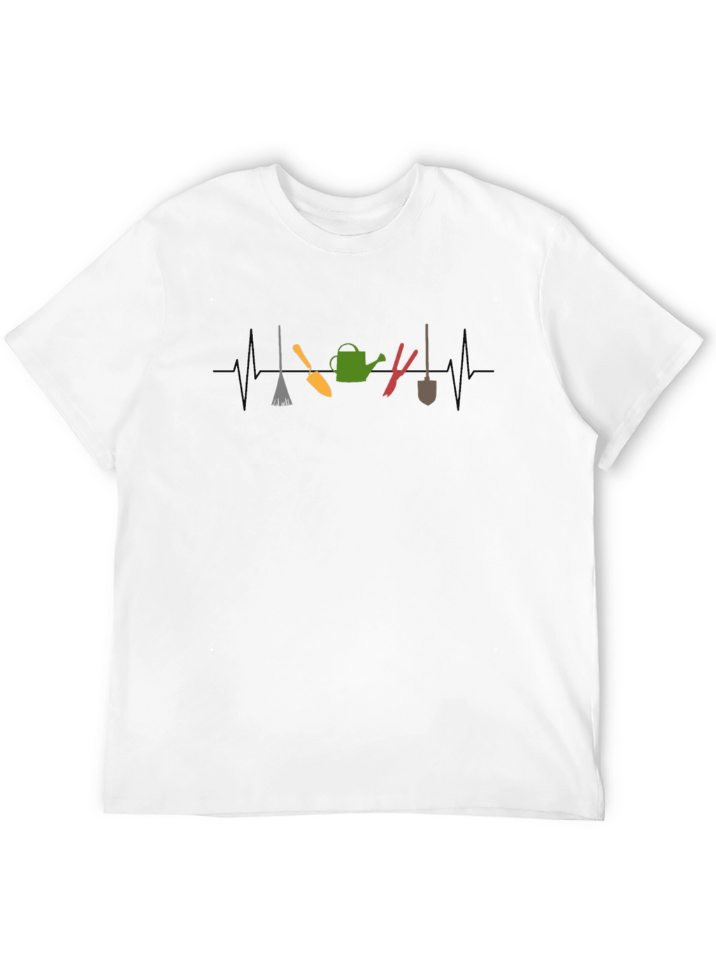 Gardening Heartbeat T-Shirt - Gardeners Life Line Tee