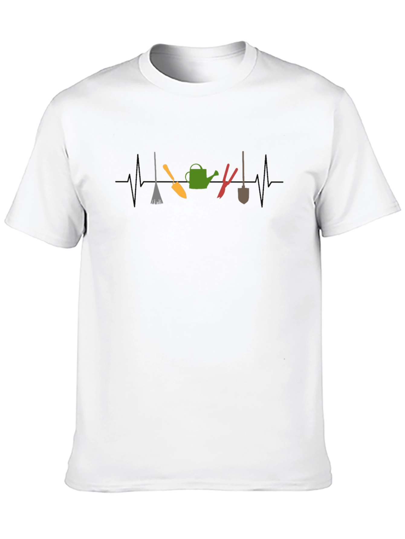 Gardening Heartbeat T-Shirt - Gardeners Life Line Tee