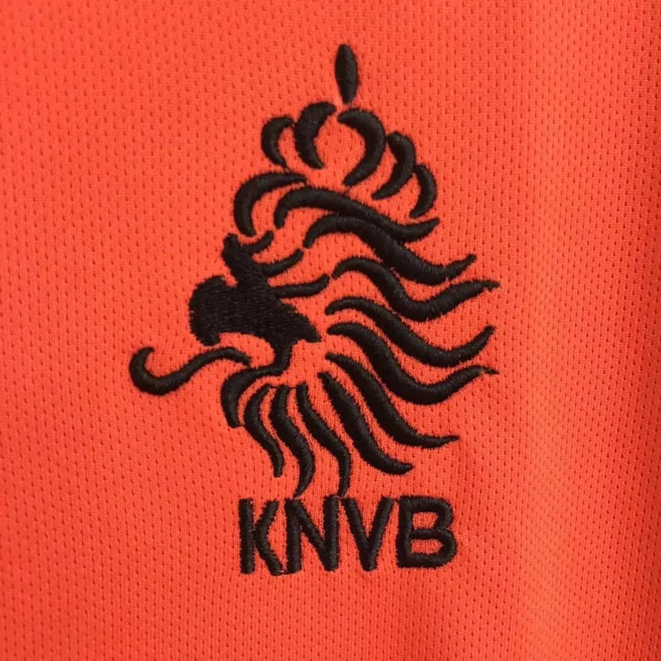 1998 NL Home Orange Retro Jersey Detail 4