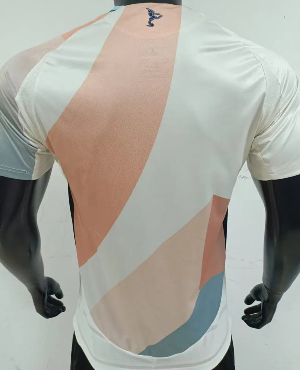 2025/26 Spain Away Player Version Soccer Jersey Back