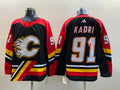 Men's Calgary Flames Nazem Kadri #91 Black Breakaway Player Jerseys