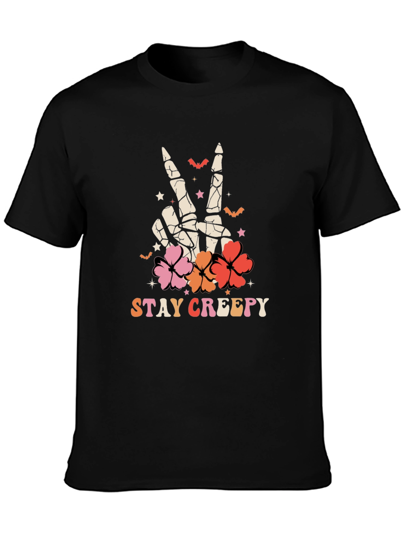 Stay Creepy Halloween Graphic T-Shirt