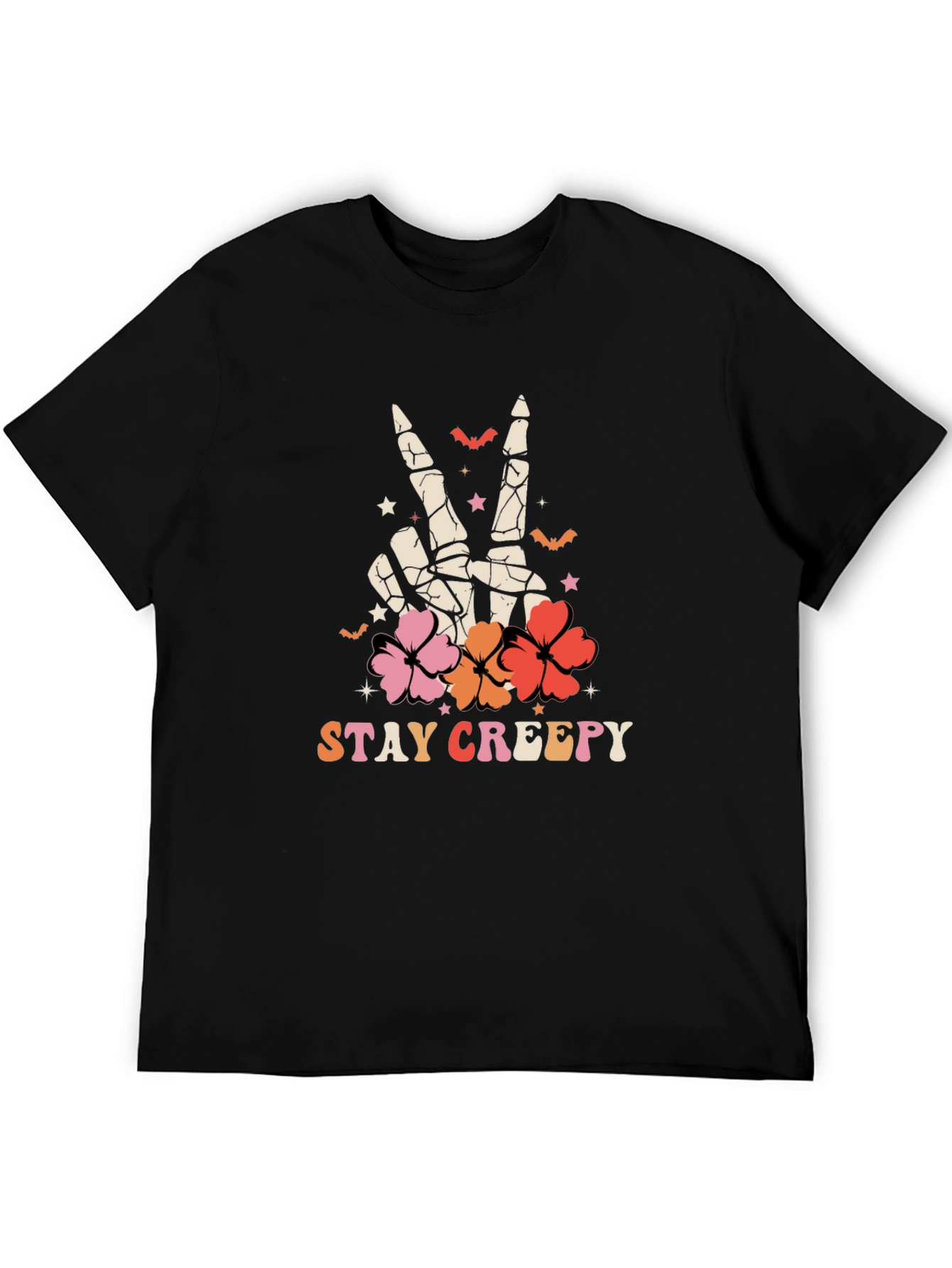 Stay Creepy Halloween Graphic T-Shirt