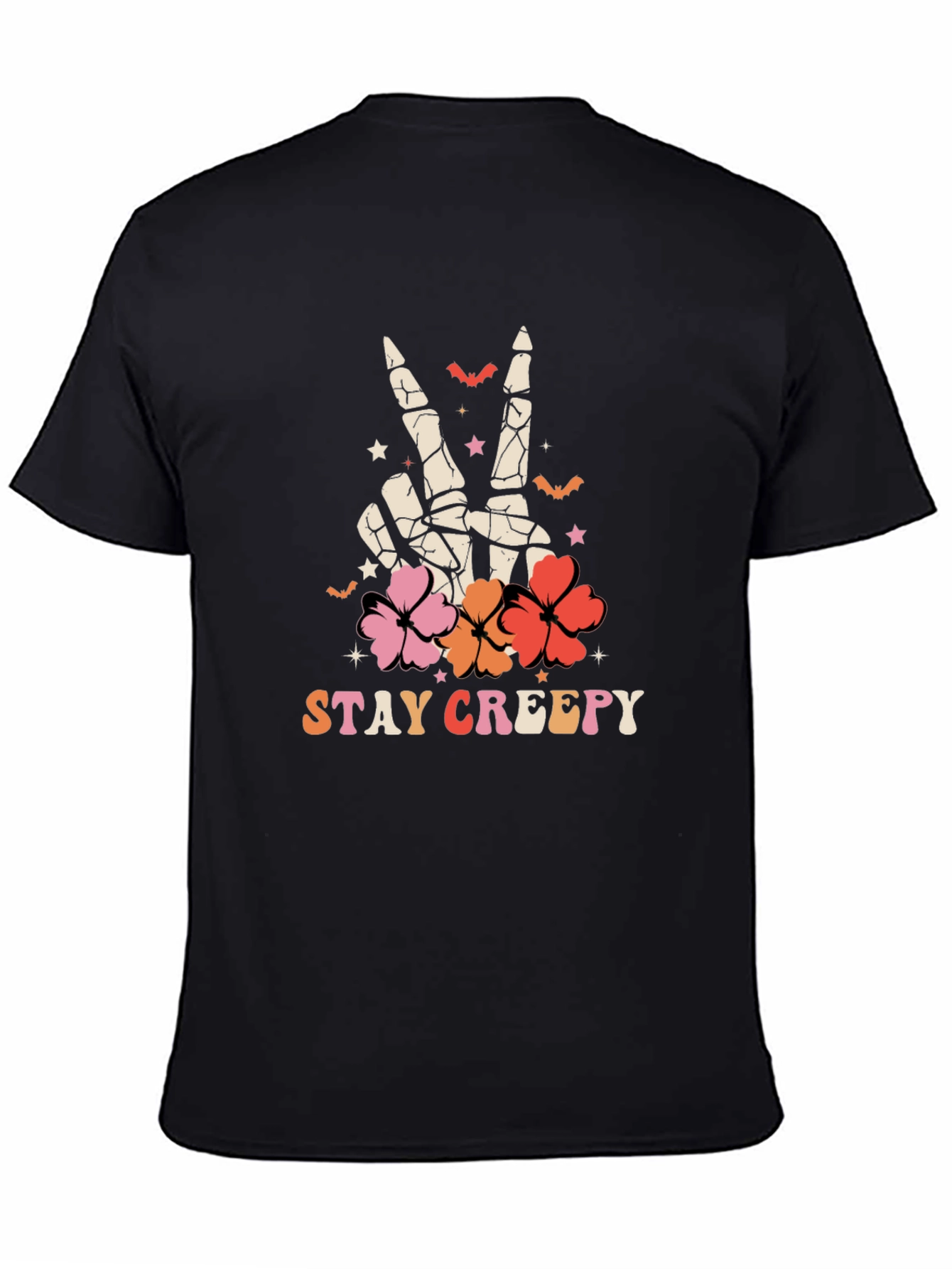 Stay Creepy Halloween Graphic T-Shirt