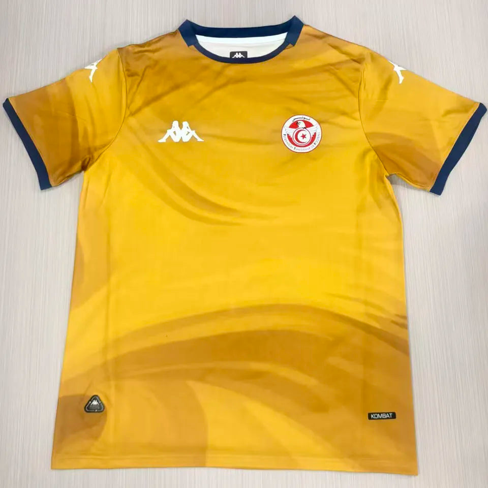 2026/27 Tunisia Third Gold Fans Soccer Jersey Front