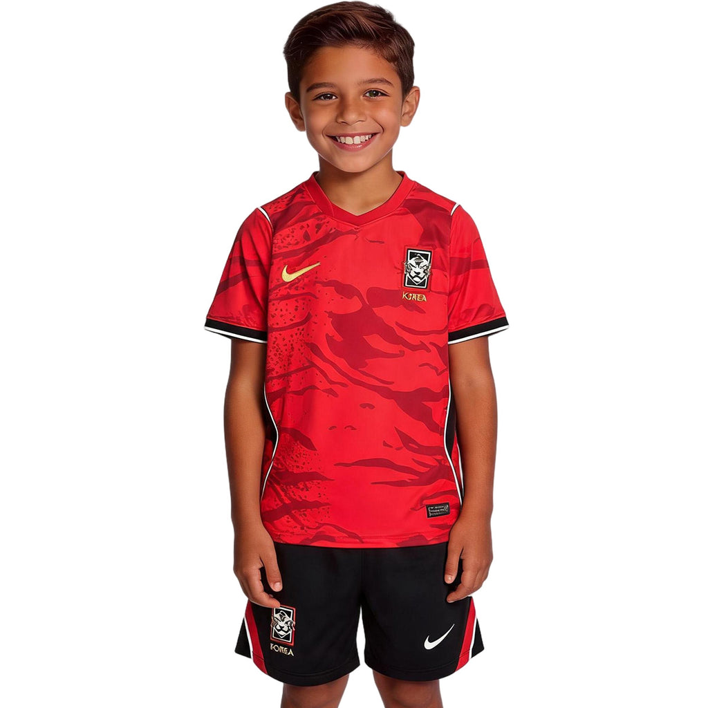 Kids South Korea Home Jersey Kit World Cup 2026 Front