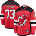 Men's New Jerseys Devils Tyler Toffoli #73 Red Player Game Jerseys