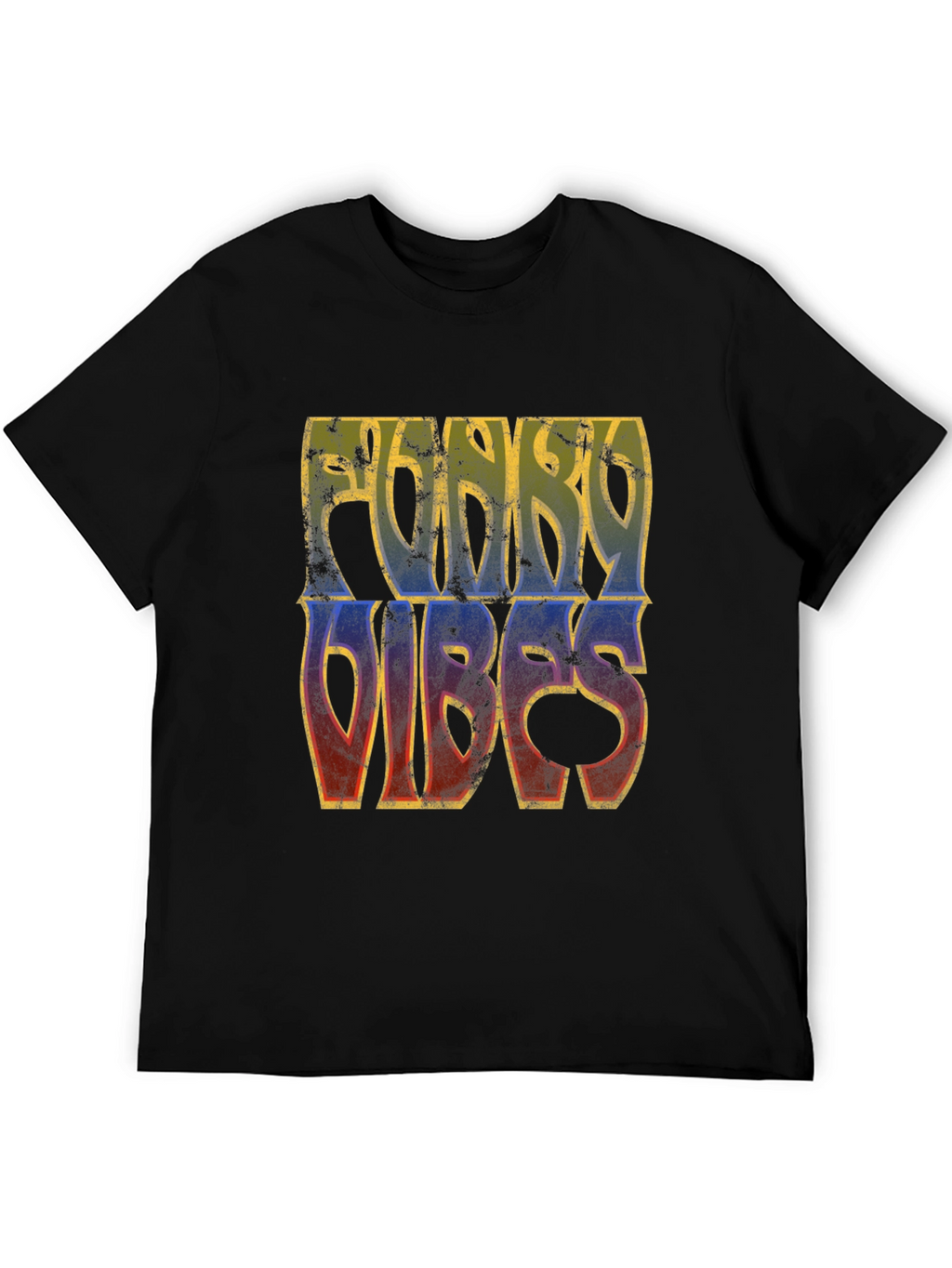 Funky Vibes Graphic Tee - Retro Style