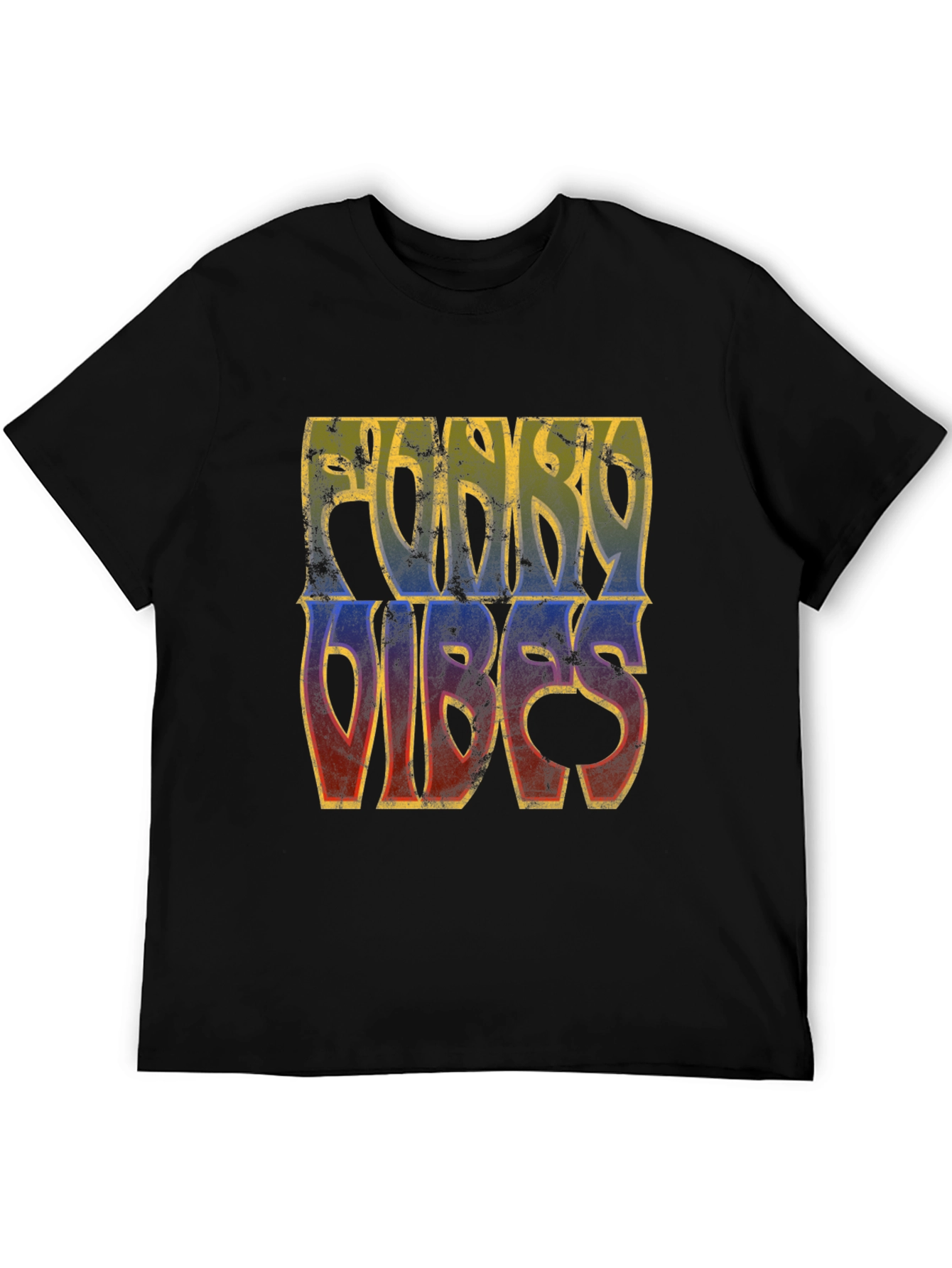 Funky Vibes Graphic Tee - Retro Style