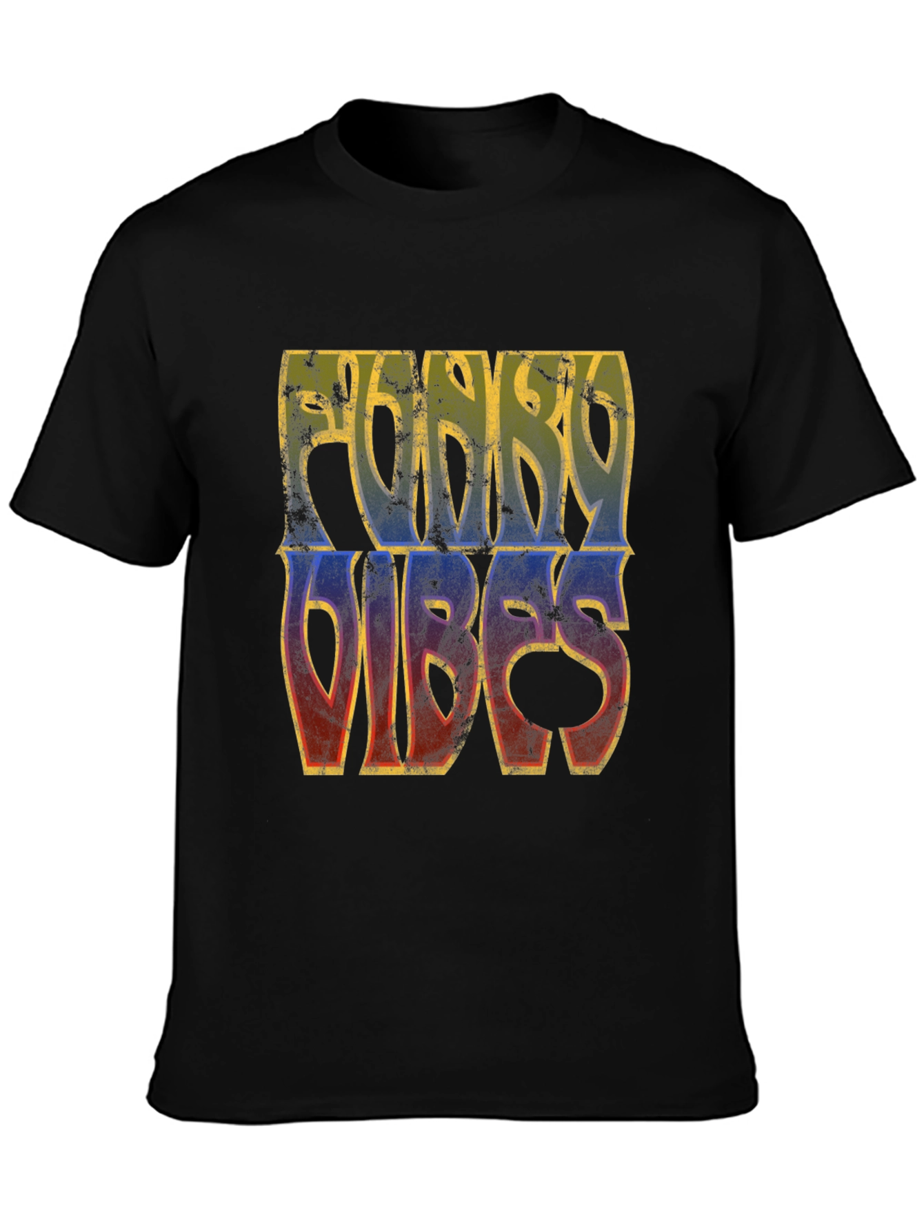 Funky Vibes Graphic Tee - Retro Style