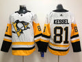 Men's Pittsburgh Penguins Phil Kessel #81 White Player Game Jerseys