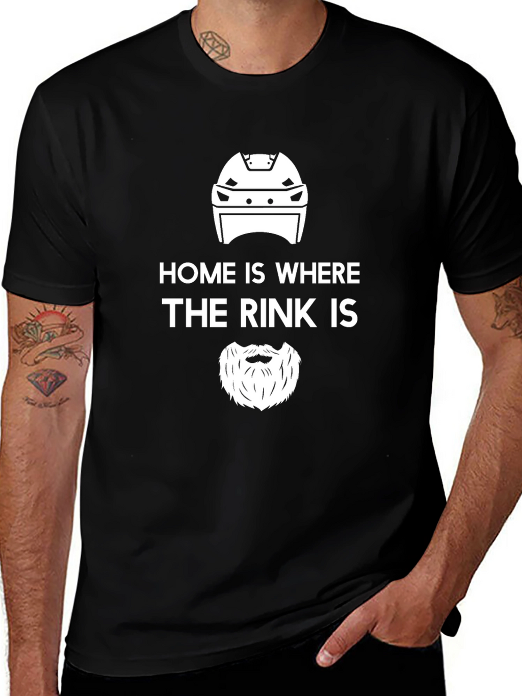 Home Is Where The Rink Is - Hockey T-Shirt