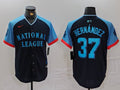 Men's National League Teoscar Hernandez #37 Navy 2024 MLB All-Star Game Limited Player Jerseys