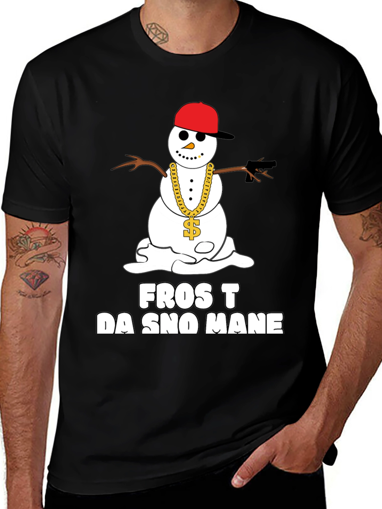 Frost Da Sno Mane Graphic T-Shirt