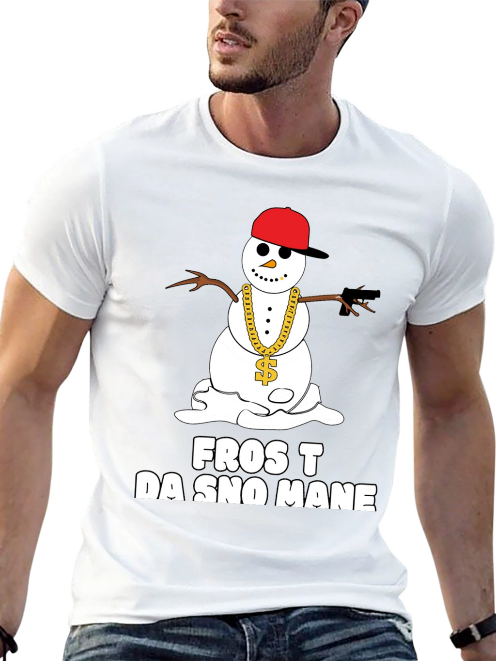 Frost Da Sno Mane Graphic T-Shirt