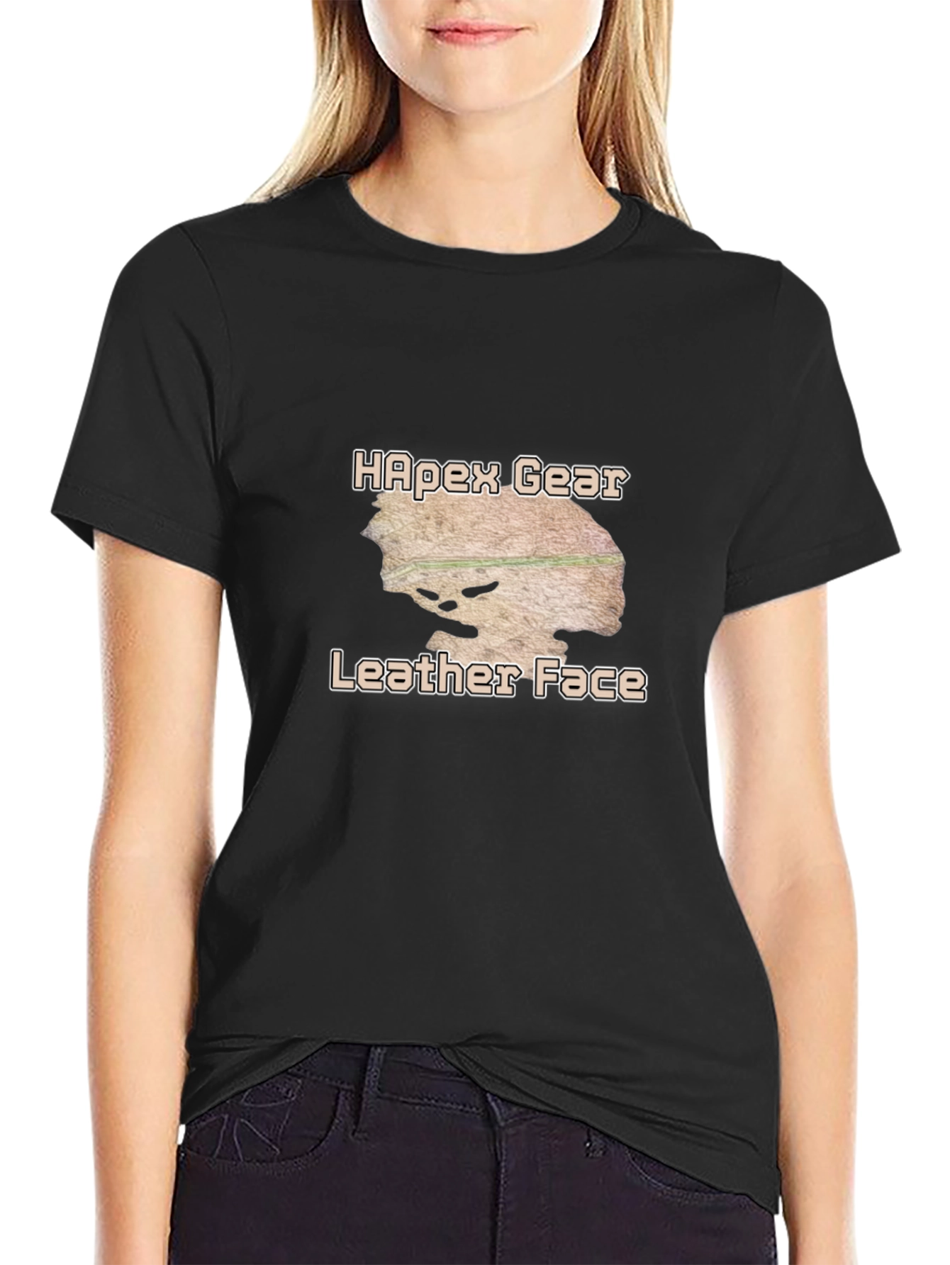 Leather Face Graphic Tee - Apex Gear