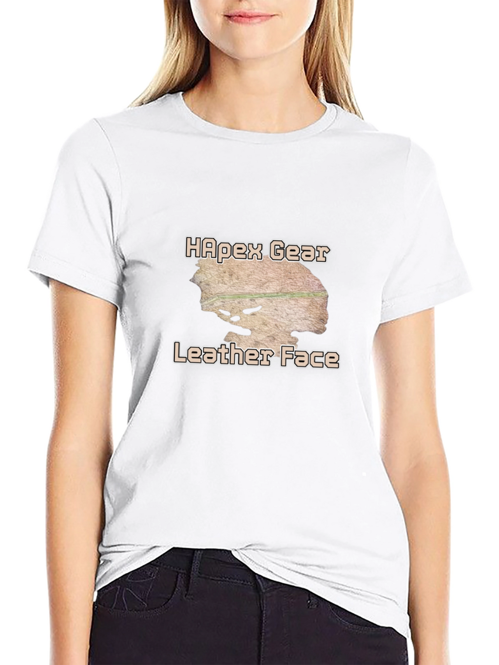 Leather Face Graphic Tee - Apex Gear