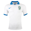 2019 Brazil Away White 1:1 Quality Fans Soccer Jersey Front
