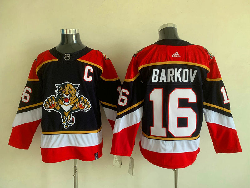 Men's Florida Panthers Aleksander Barkov #16 Black Home Breakaway Player Jerseys