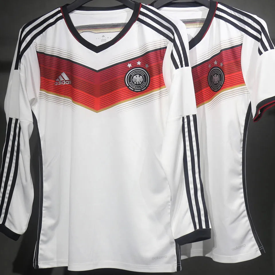 2014 Germany Home White Retro Player Version Soccer Jersey 3 Start 三星 Detail 2