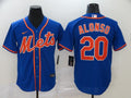 Men's New York Mets Pete Alonso #20 Blue Replica Baseball Jerseys