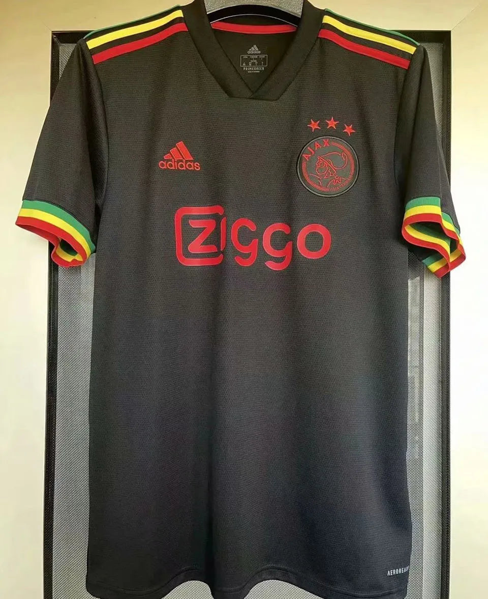 2021/22 AA 1:1 Quality Third Black Fans Soccer Jersey Detail 1