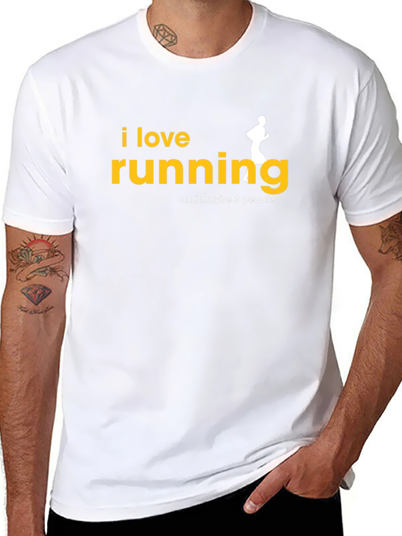 I Love Running T-Shirt - Funny Runners Tee