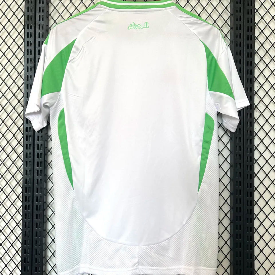 2025 Algeria Home White Fans Soccer Jersey Back
