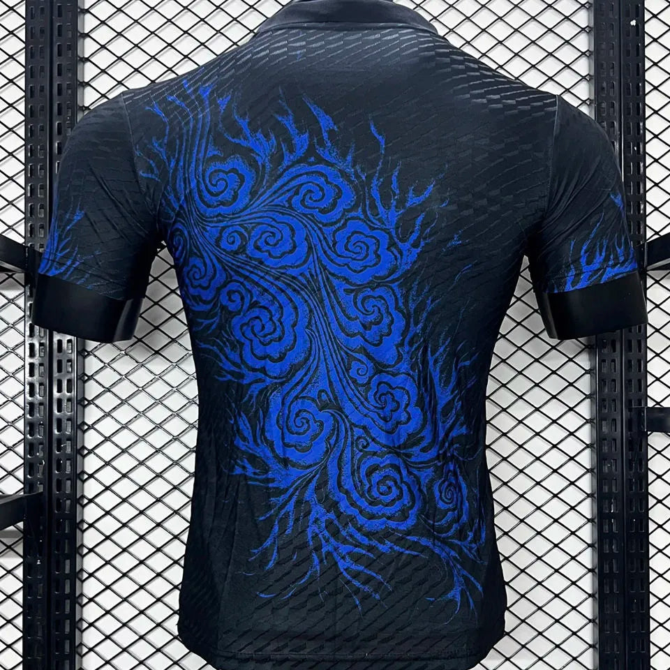 2024/25 Japan Y-3 Blue Player Version Jersey Back