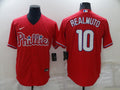Men's Philadelphia Phillies J.T. Realmuto #10 Red Replica Baseball Jerseys