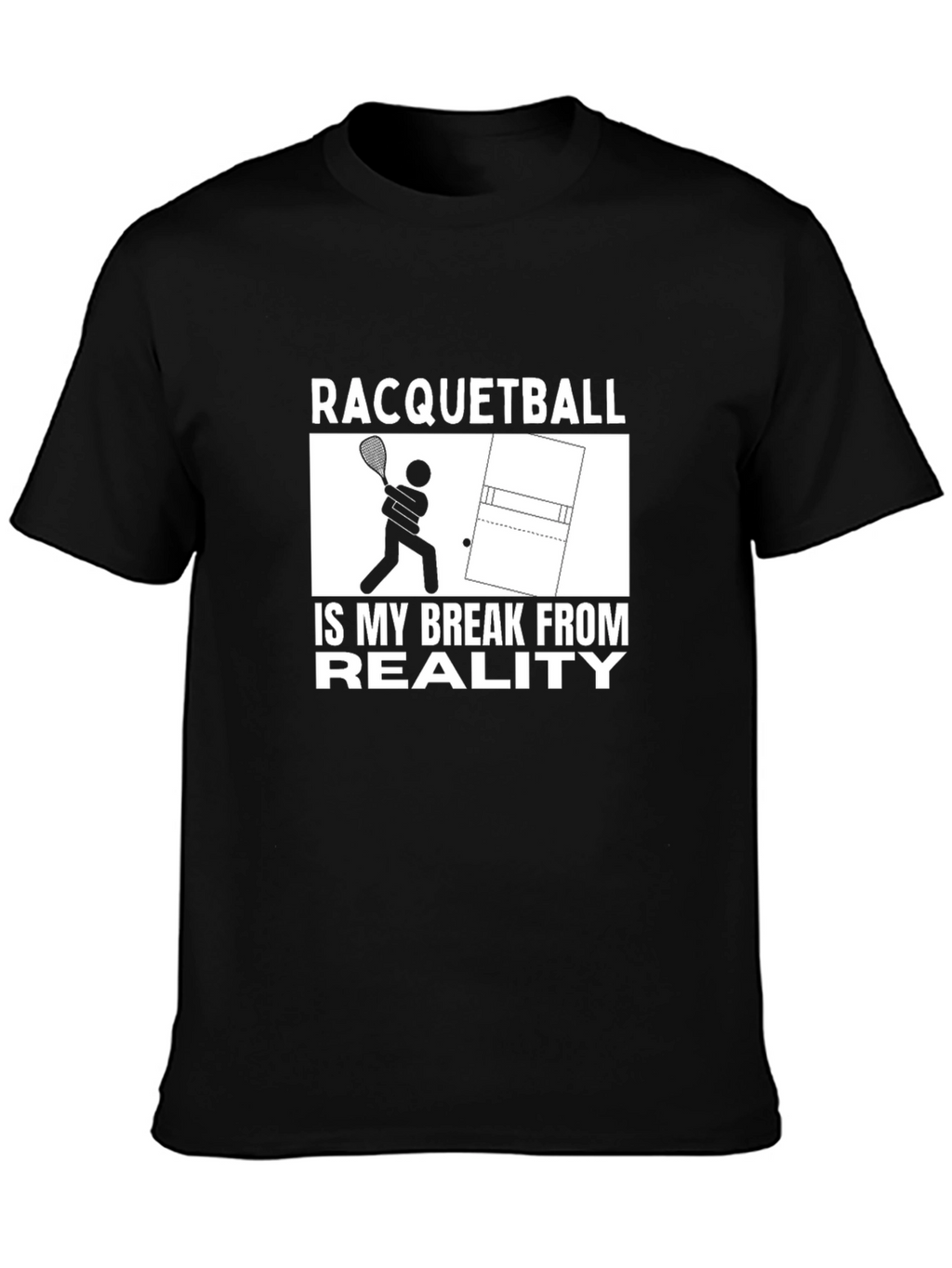 Racquetball Break From Reality Graphic T-Shirt