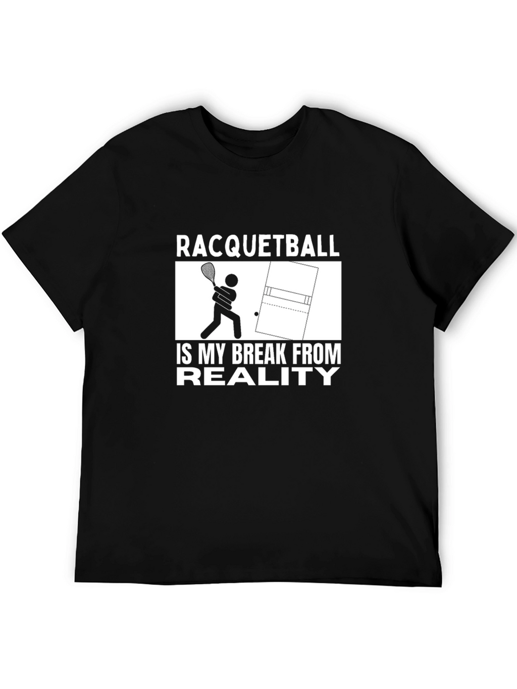 Racquetball Break From Reality Graphic T-Shirt