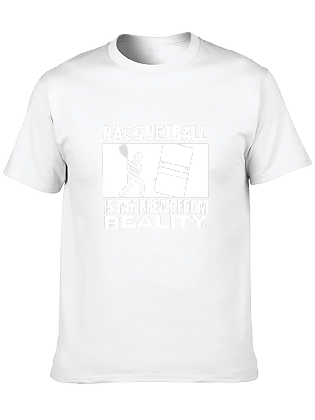 Racquetball Break From Reality Graphic T-Shirt