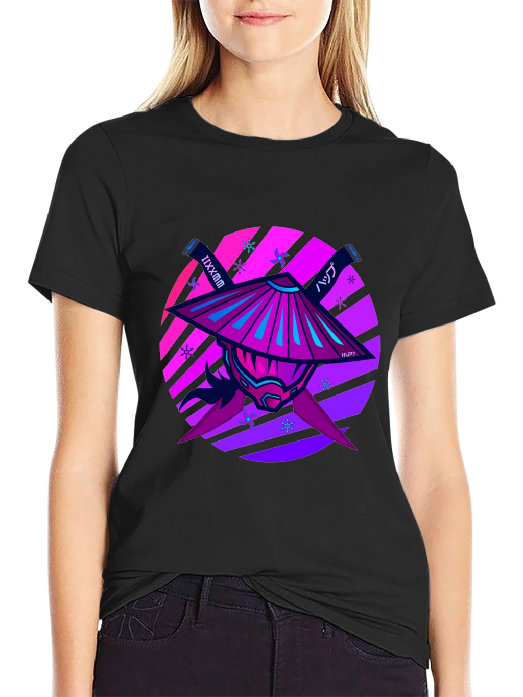 Samurai Warrior Graphic Tee - Modern Style