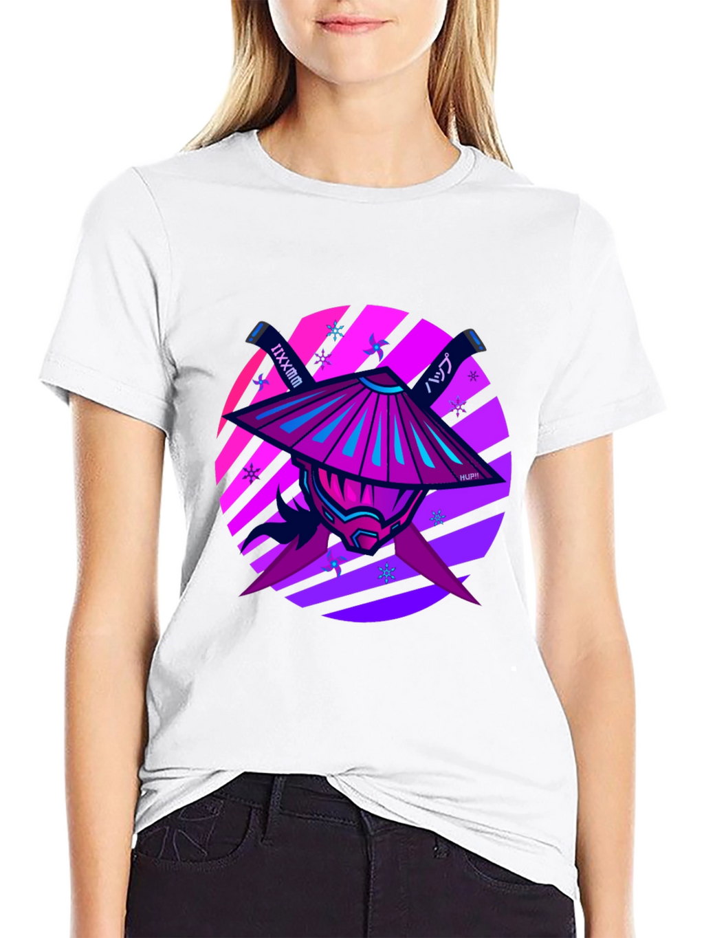 Samurai Warrior Graphic Tee - Modern Style