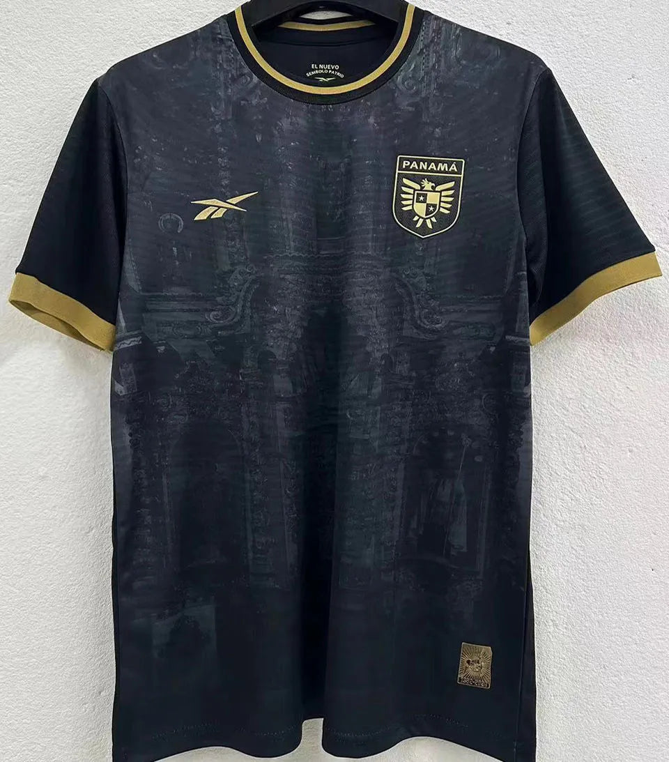 2024/25 Panama Black Fans Soccer Jersey Front