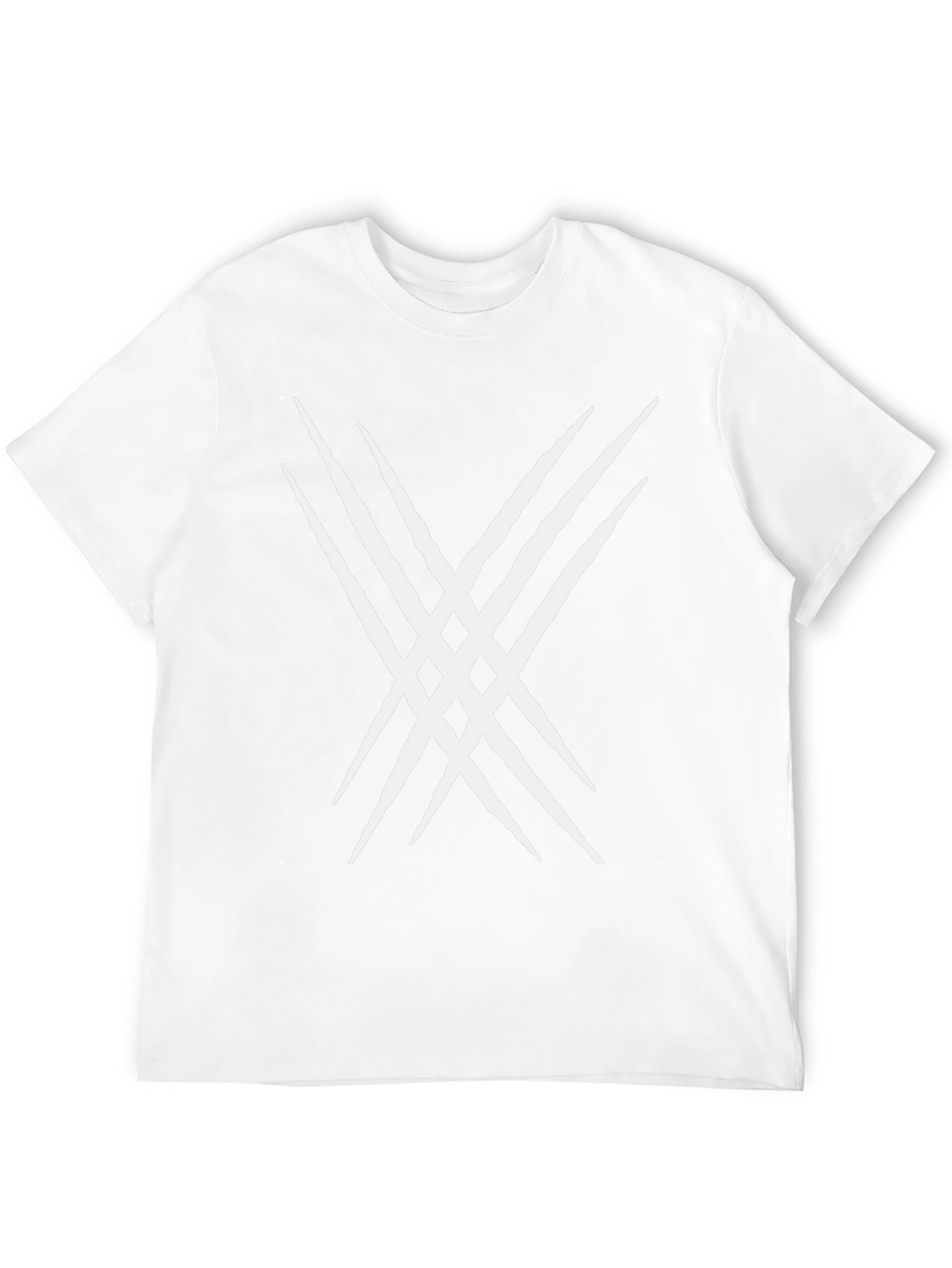Claw Mark Graphic Tee - Black Cotton Blend