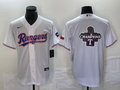 Men's Texas Rangers White Home Game Jerseys