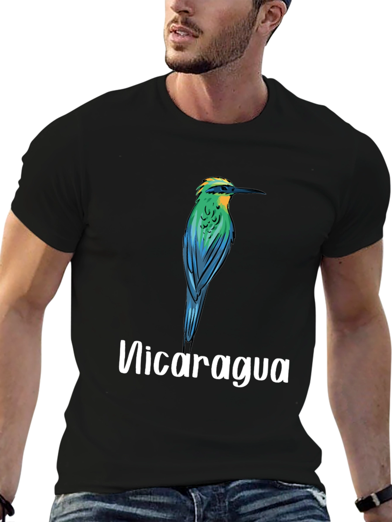 Nicaragua Bird Graphic T-Shirt