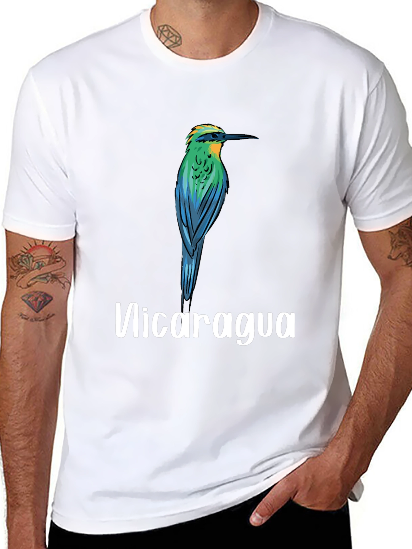 Nicaragua Bird Graphic T-Shirt