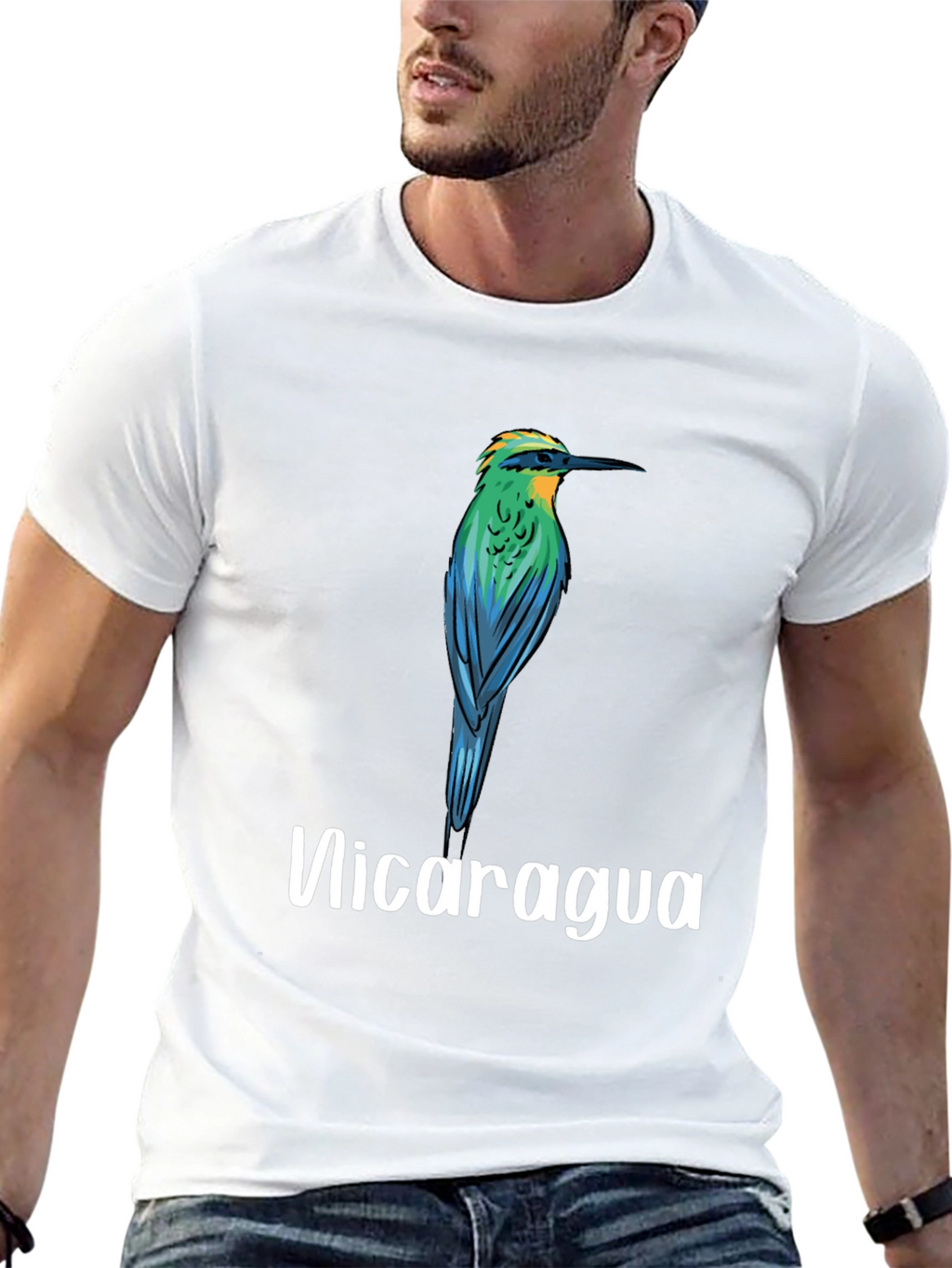 Nicaragua Bird Graphic T-Shirt